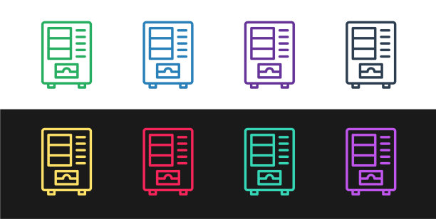 设食品饮料自动售货机图片下载