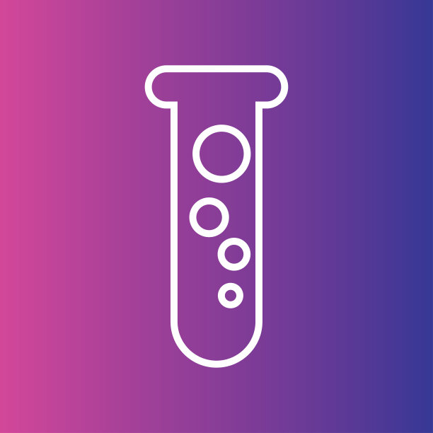 试管图标插图孤立的矢量符号符号图片下载