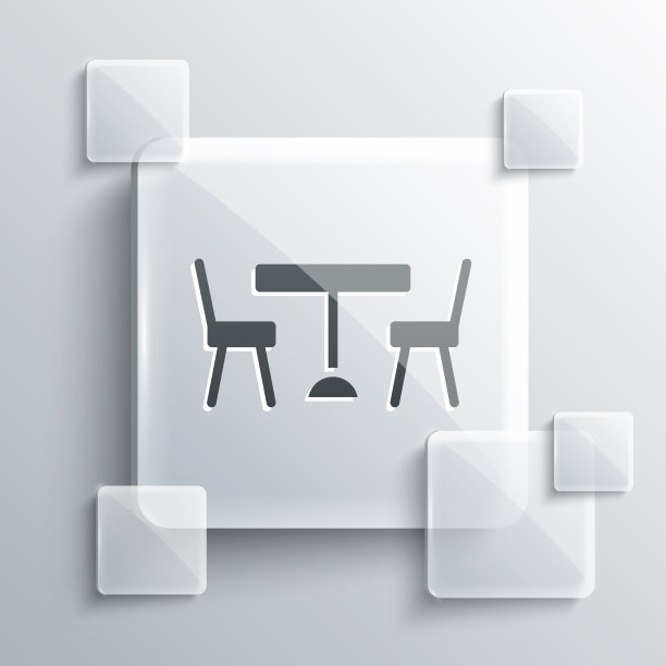 灰色的野餐桌，两边都有椅子图片下载