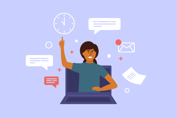 最后期限概念与业务流程，办公室压力和愤怒的女老板指着时钟图片下载