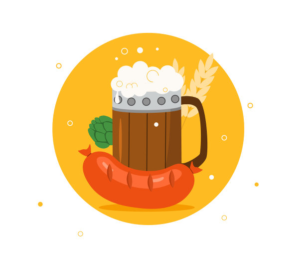 传统的德国啤酒节。图片下载