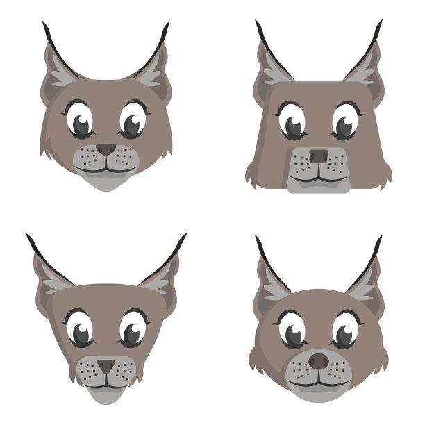 集卡通猞猁图片下载