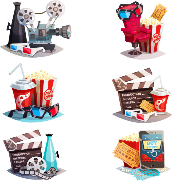 设定3d卡通影院设计理念图片下载