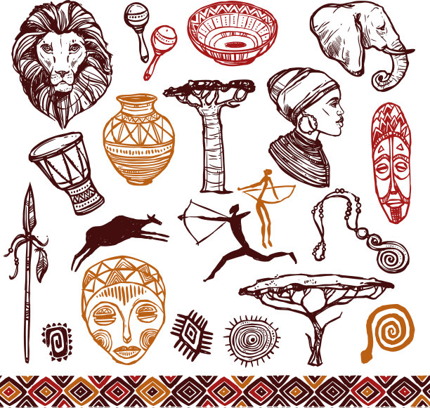 非洲涂鸦集图片下载