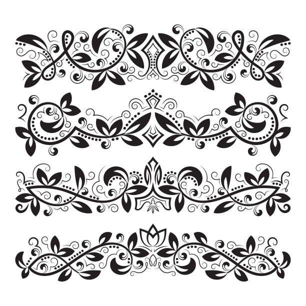 设计装饰元素复古标题图片下载