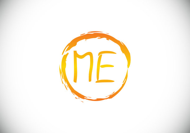 首字母m e标志设计模板图片下载