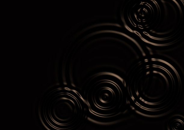 黑色水面上的抽象涟漪图片下载
