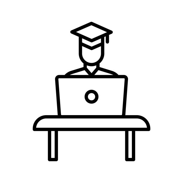 学生使用手提电脑图标图片下载