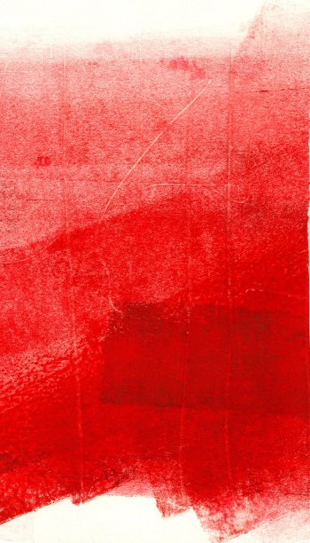 红色抽象墨水的笔触孤立图片下载