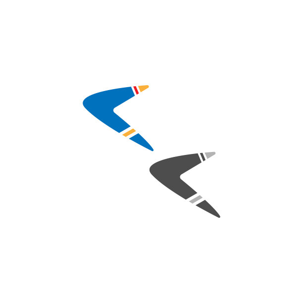 飞镖logo图标平面设计模板图片下载