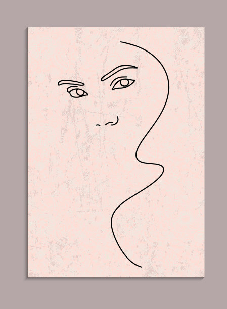 女人在粉红色的背景为快乐的妇女节8图片下载