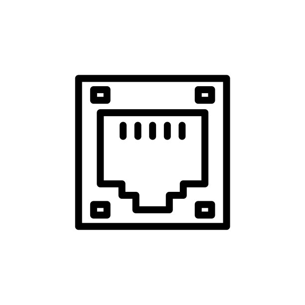 以太网大纲图标互联网思考在白色图片下载