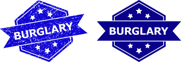 六角盗窃水印与垃圾纹理和图片下载