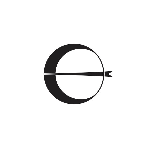 弓箭简单的几何标志图片下载