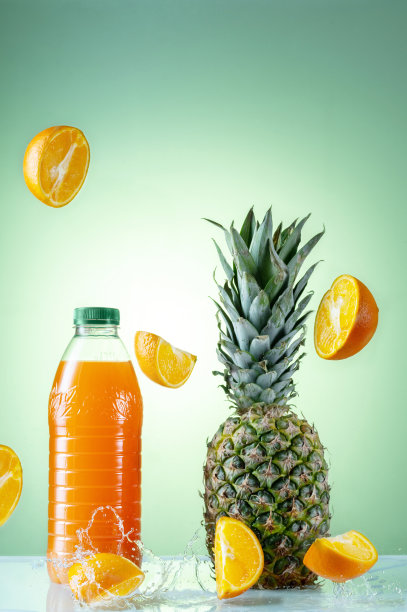 飞溅水果复合维生素果汁图片下载