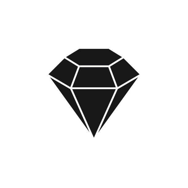 钻石图标宝石的象征图片下载
