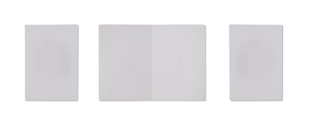 白色背景上的空白宣传册图片下载