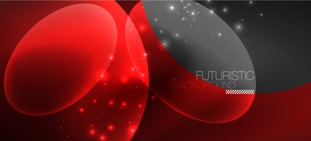 霓虹椭圆抽象背景闪亮明亮图片下载