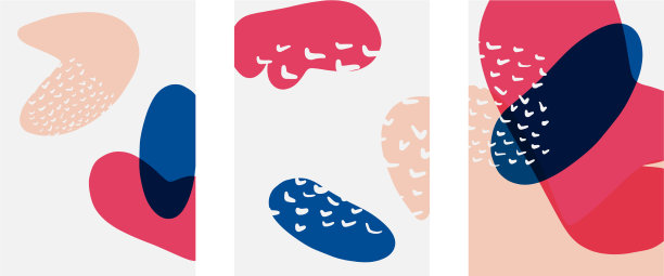 手绘涂鸦形状墙艺术绘画风格图片下载