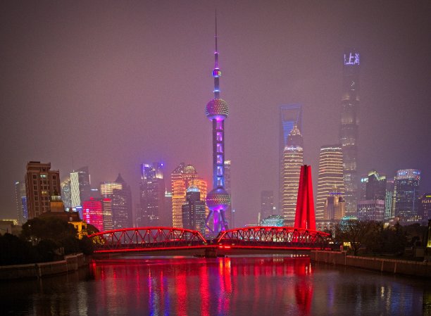 上海的晚上图片下载