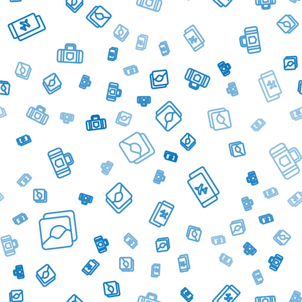 定线照片机票和行李箱上图片下载