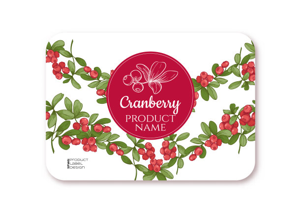 越橘成熟浆果模板产品标签图片下载