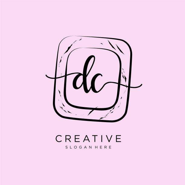 Dc初始手写标志模板图片下载