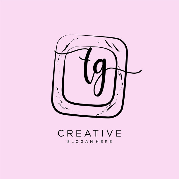 Tg初始手写标志模板图片下载