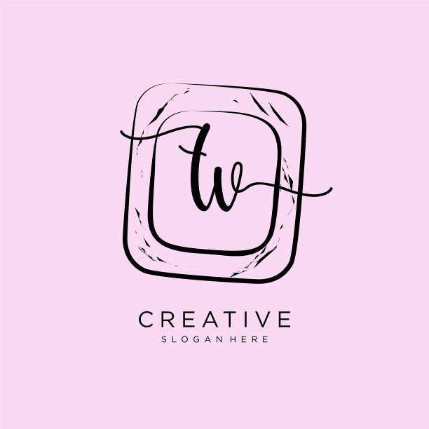 电视初始手写标志模板图片下载