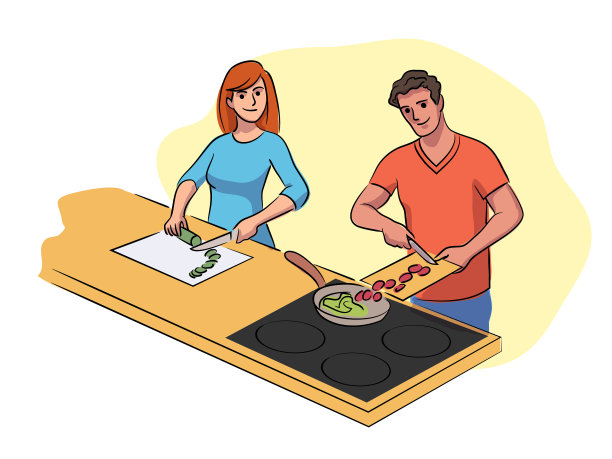 情侣日常生活场景图片下载