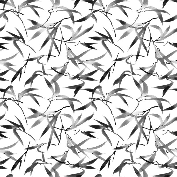 竹叶模式图片下载