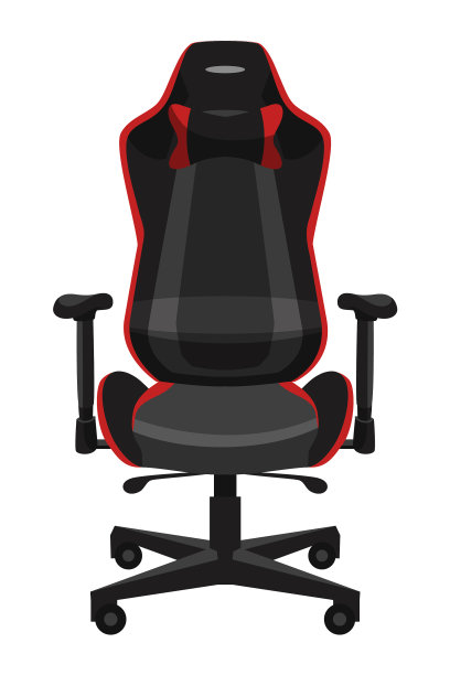 椅子上的游戏娱乐隔离白色图片下载