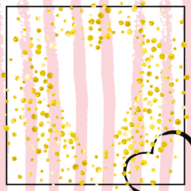 闪亮的金色背景女性宣传册新图片下载