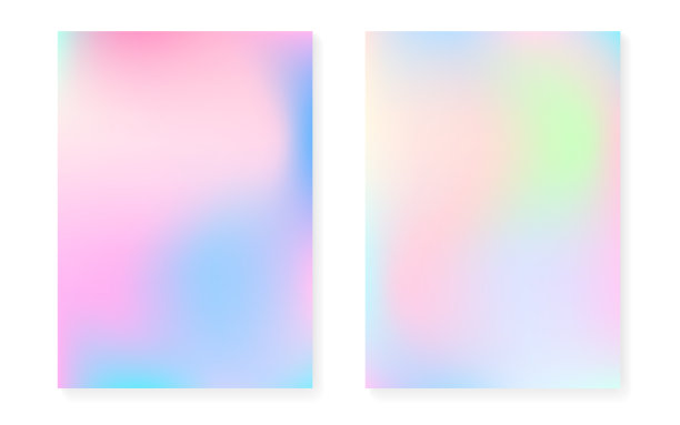 全息渐变背景设置与全息图片下载