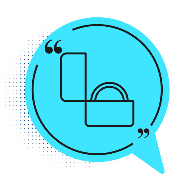 黑线钻石订婚戒指图标孤立图片下载