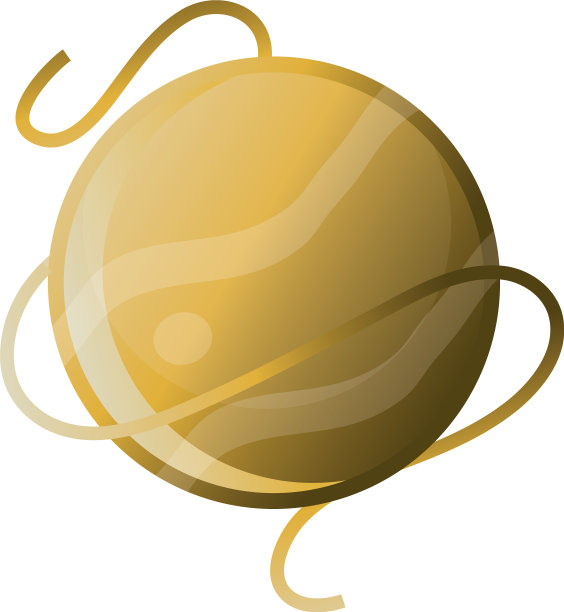 太空太阳系行星星系轨道图标风格图片下载