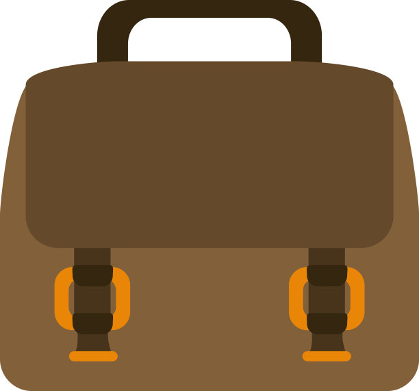 手提箱配件工作图标卡通图片下载