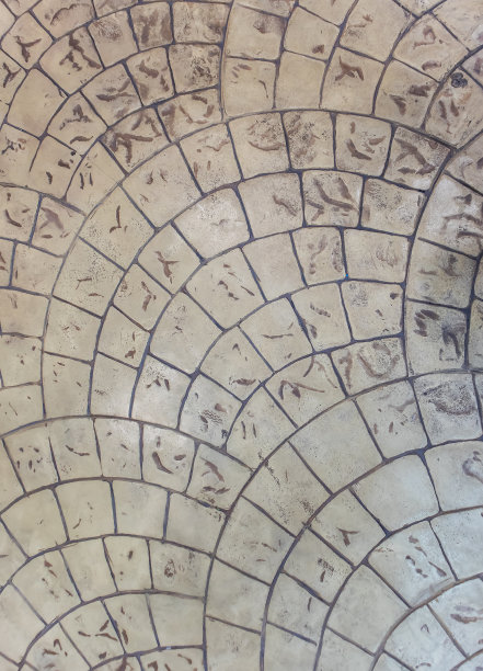 路面装饰瓷砖表面图案，设计和纹理的概念背景图片下载