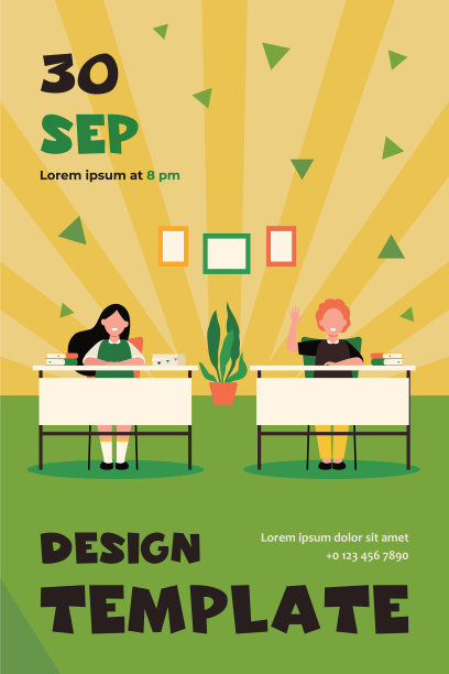 快乐的学生在教室里学习图片下载