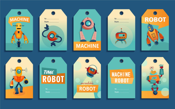 卡通机器人图片下载