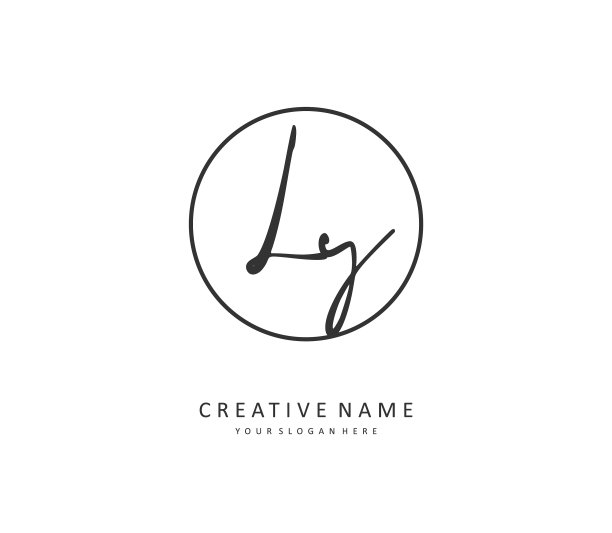 Ly首字母手写和签名标志图片下载