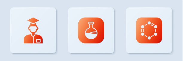 设置试管和烧瓶实验室助理图片下载