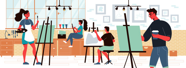 画室构图图片下载