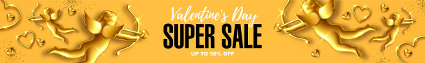 情人节销售网络横幅图片下载