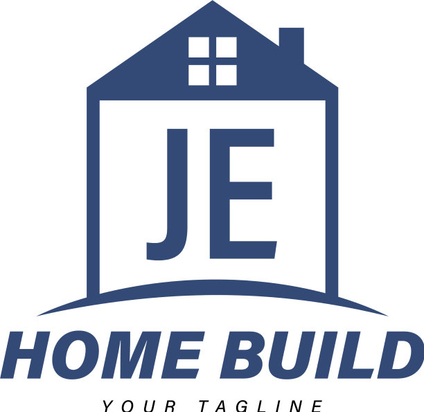 我的字母标志设计与家图标现代图片下载