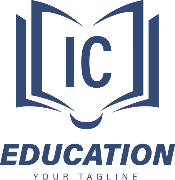 IC字母标志设计与书图标现代图片下载