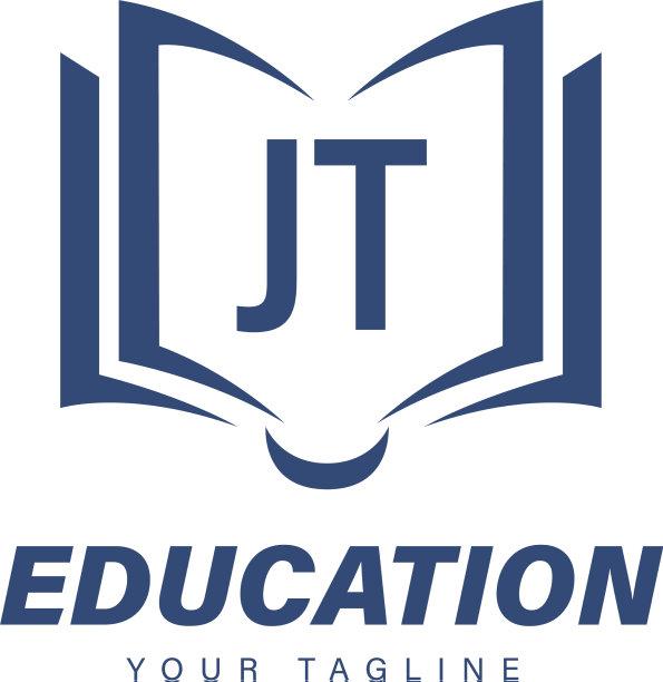 Jt字母标志设计与书图标现代图片下载