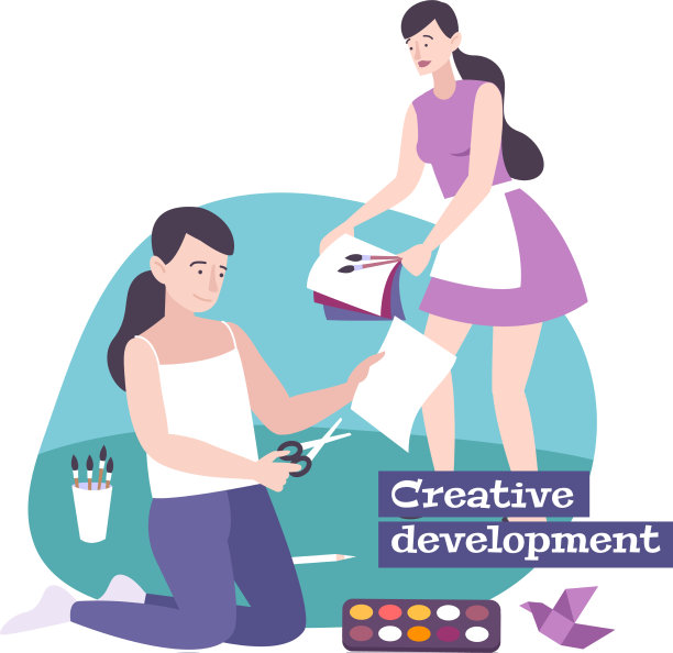 育儿平面概念图片下载