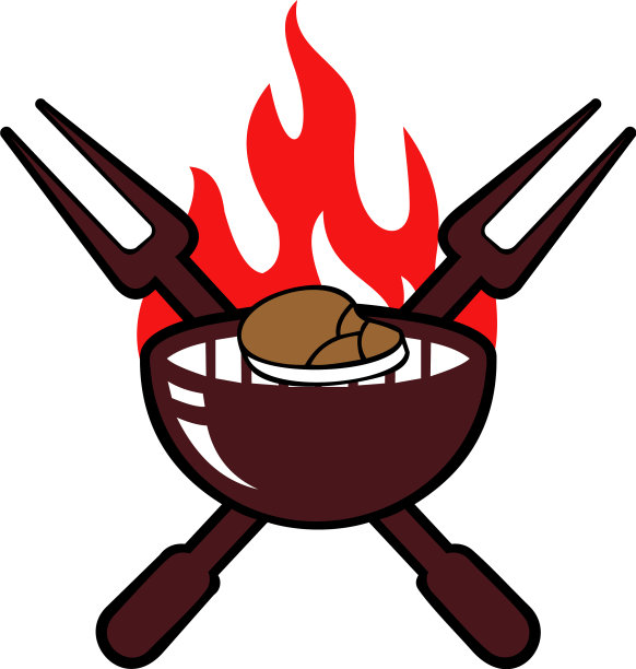 牛排馆标志牛排图标烧烤烧烤菜单上图片下载