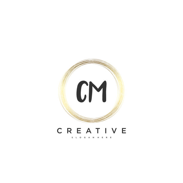 Cm美最初的标志手写标志艺术图片下载